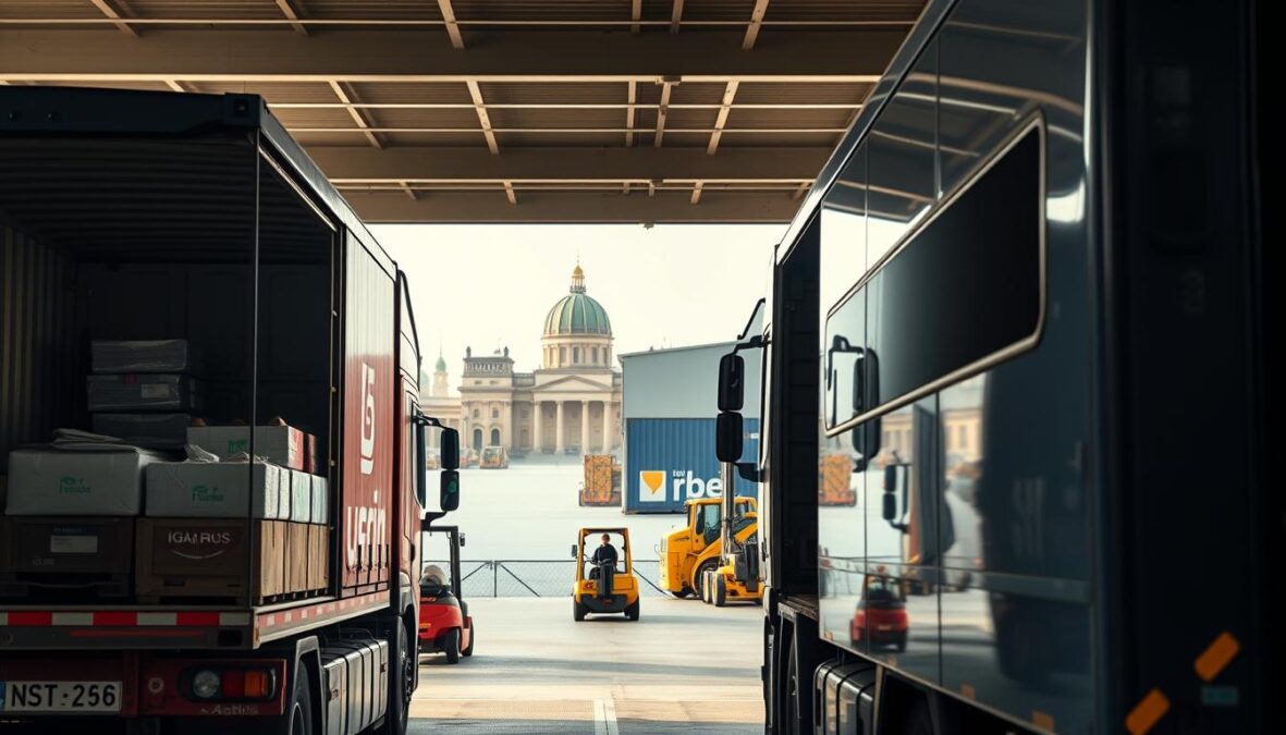 Beiladung Berlin–Hannover geteilte Transportkapazität